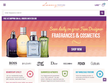 Tablet Screenshot of luxuryperfume.com